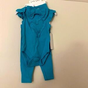 NWT Emily & Oliver blue set size: 0-3 months